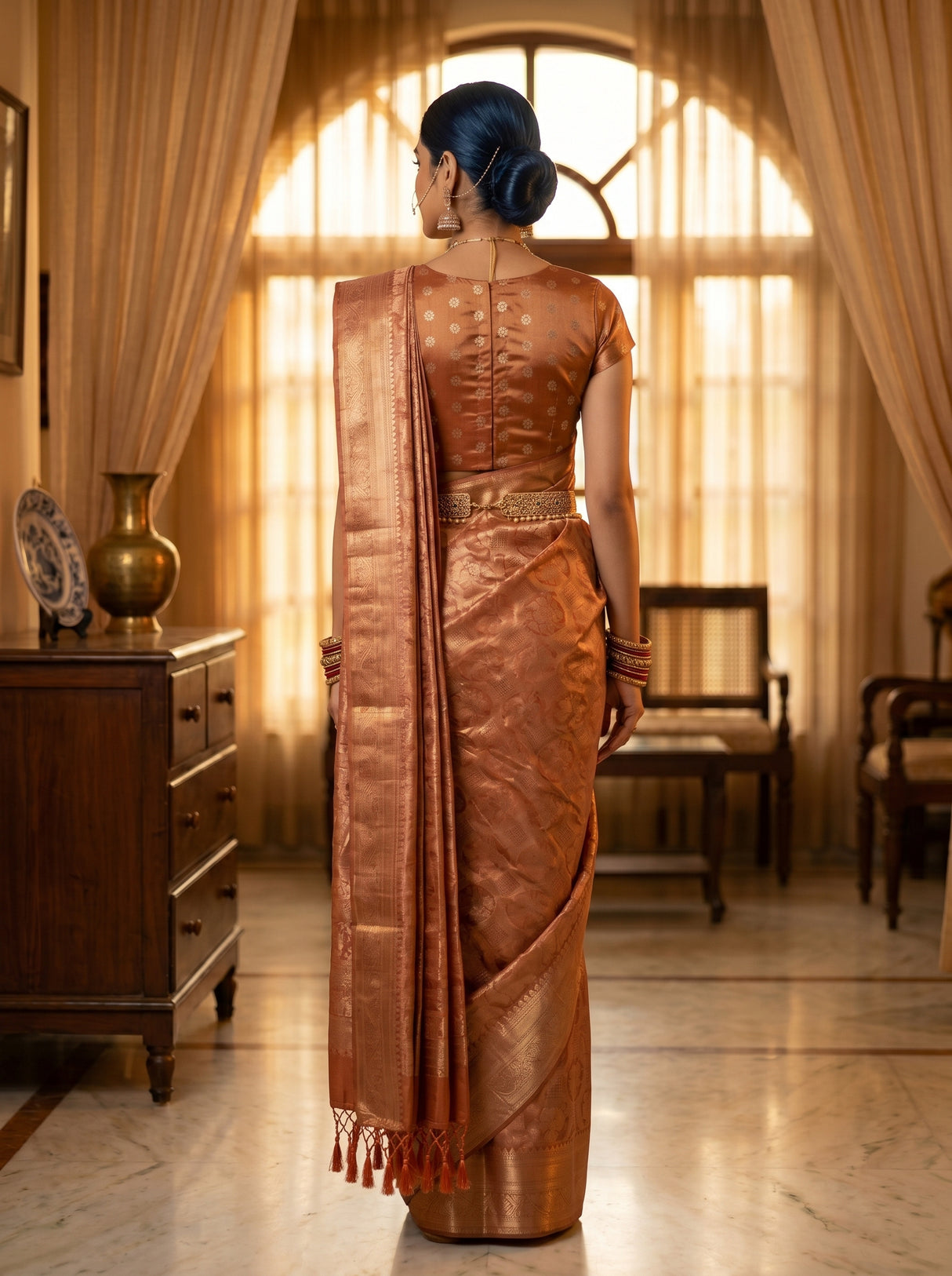 MIMOSA Saree Saree — pose 2 styling detail