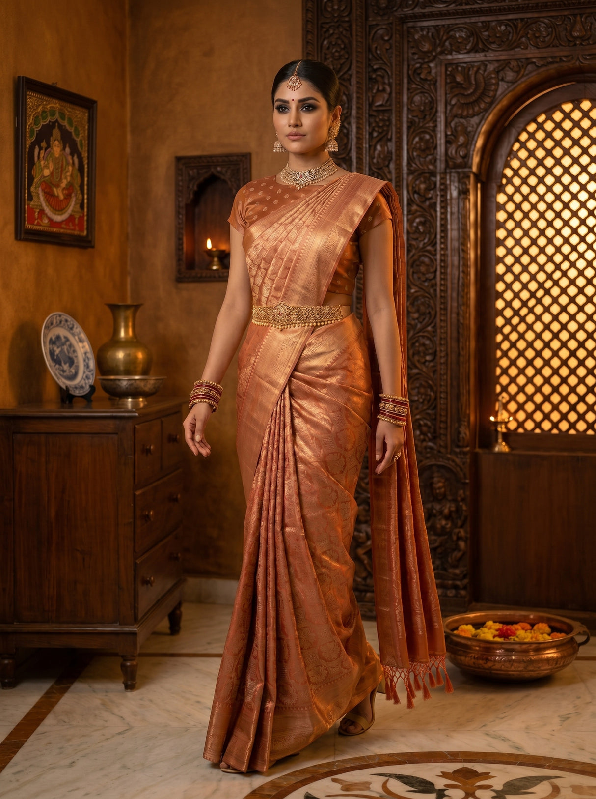 MIMOSA Saree Saree — pose 6 styling detail