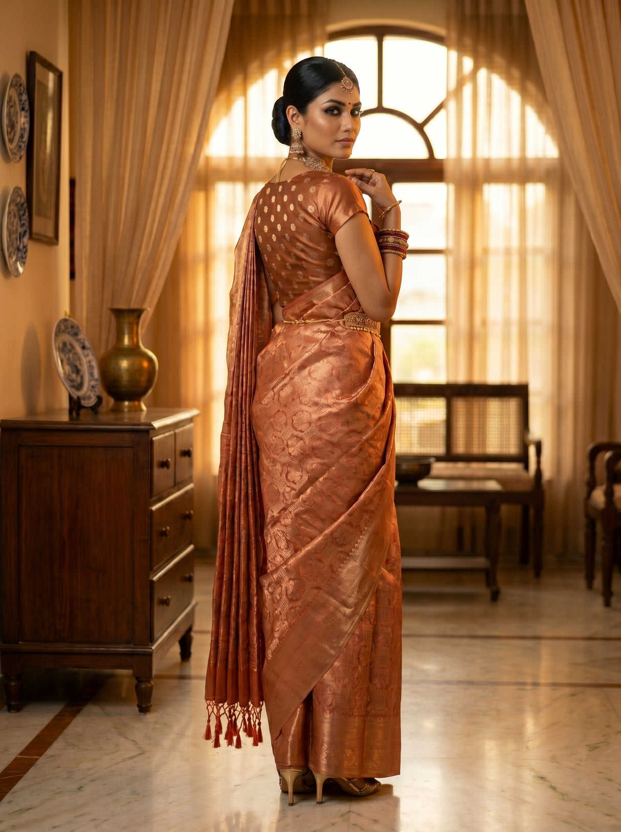 MIMOSA Saree Saree — pose 7 styling detail