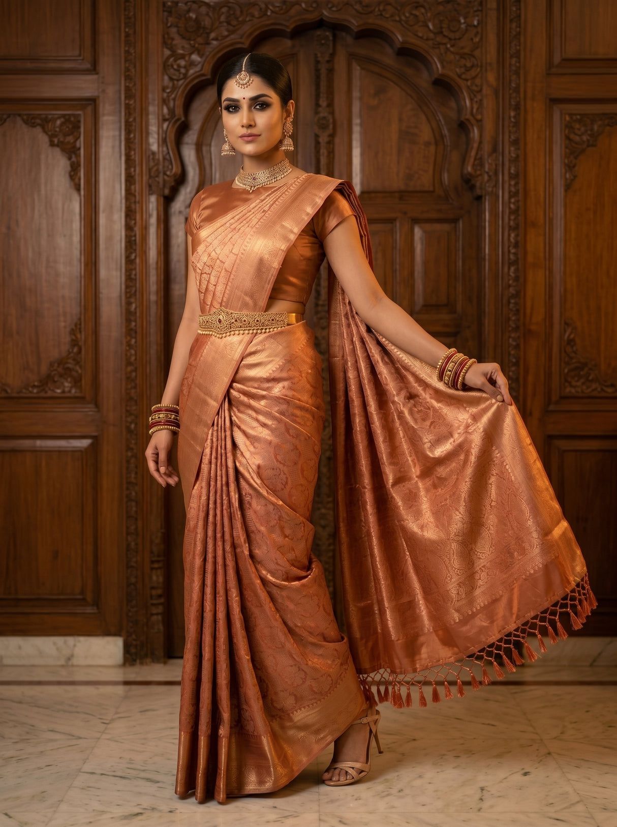 MIMOSA Saree Saree — pose 9 styling detail