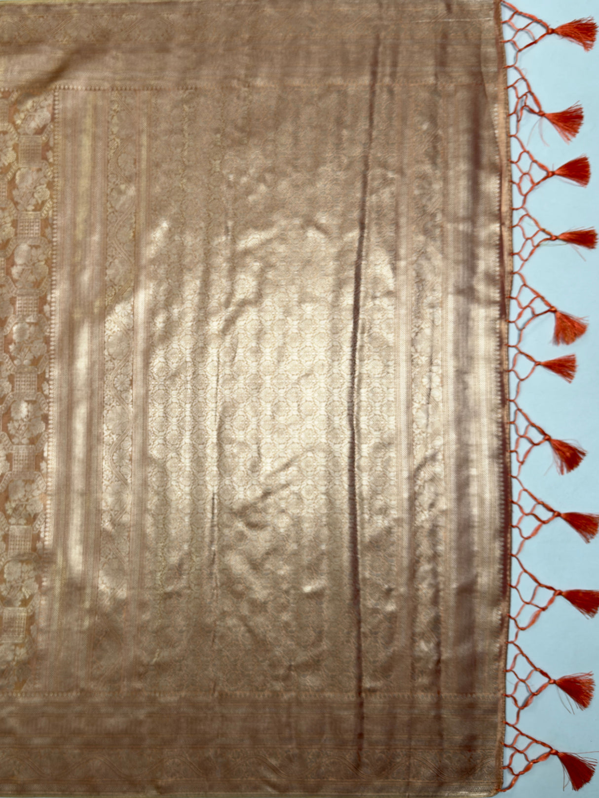 MIMOSA Saree Saree — pallu and zari work detail
