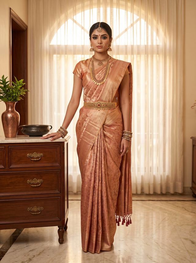 MIMOSA Saree Saree — front view on mannequin