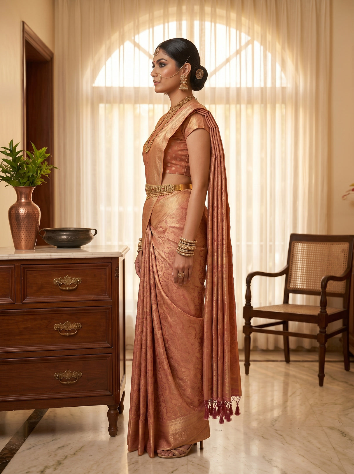 MIMOSA Saree Saree — pose 3 styling detail