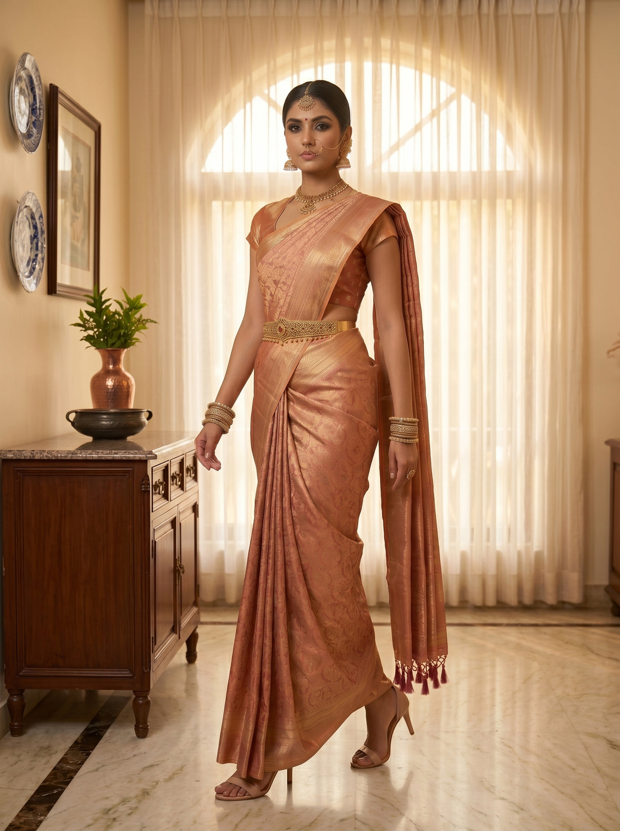 MIMOSA Saree Saree — pose 6 styling detail