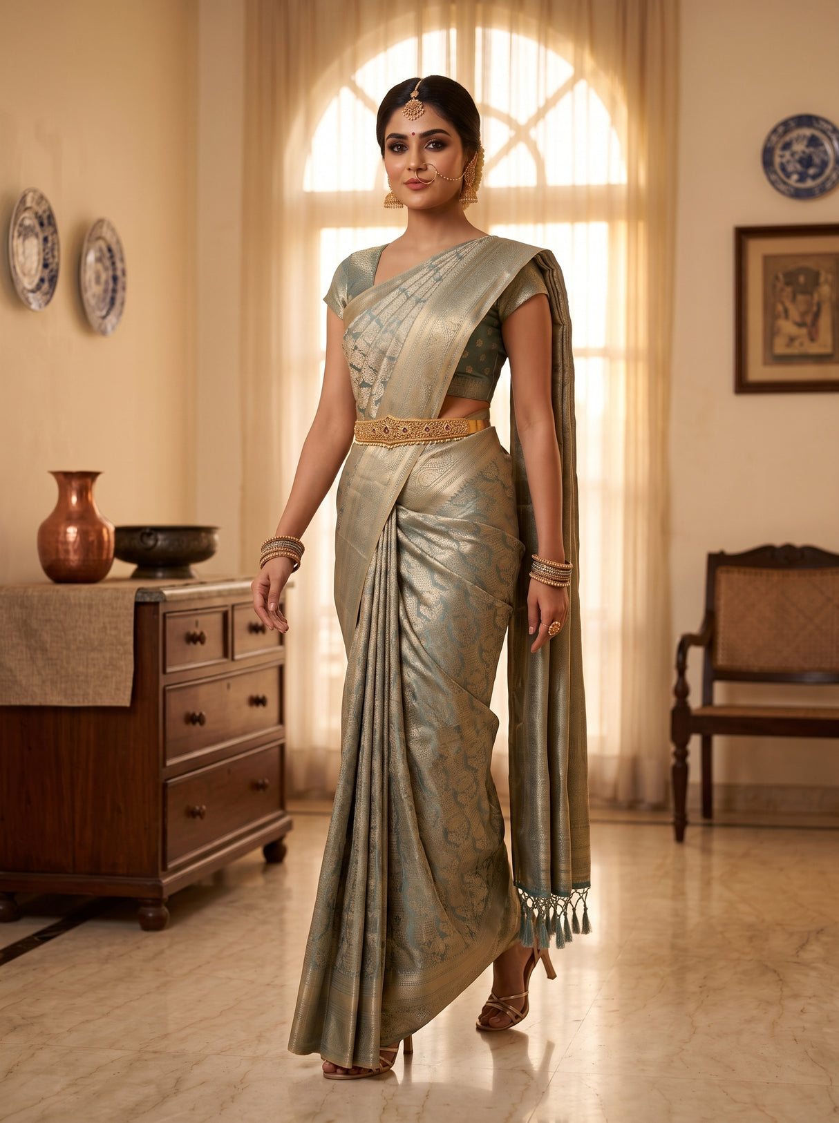 MIMOSA Saree Saree — pose 6 styling detail