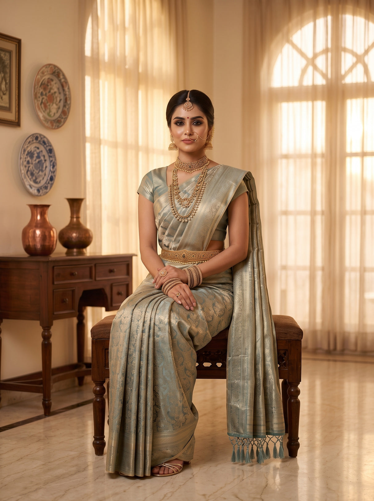 MIMOSA Saree Saree — pose 8 styling detail
