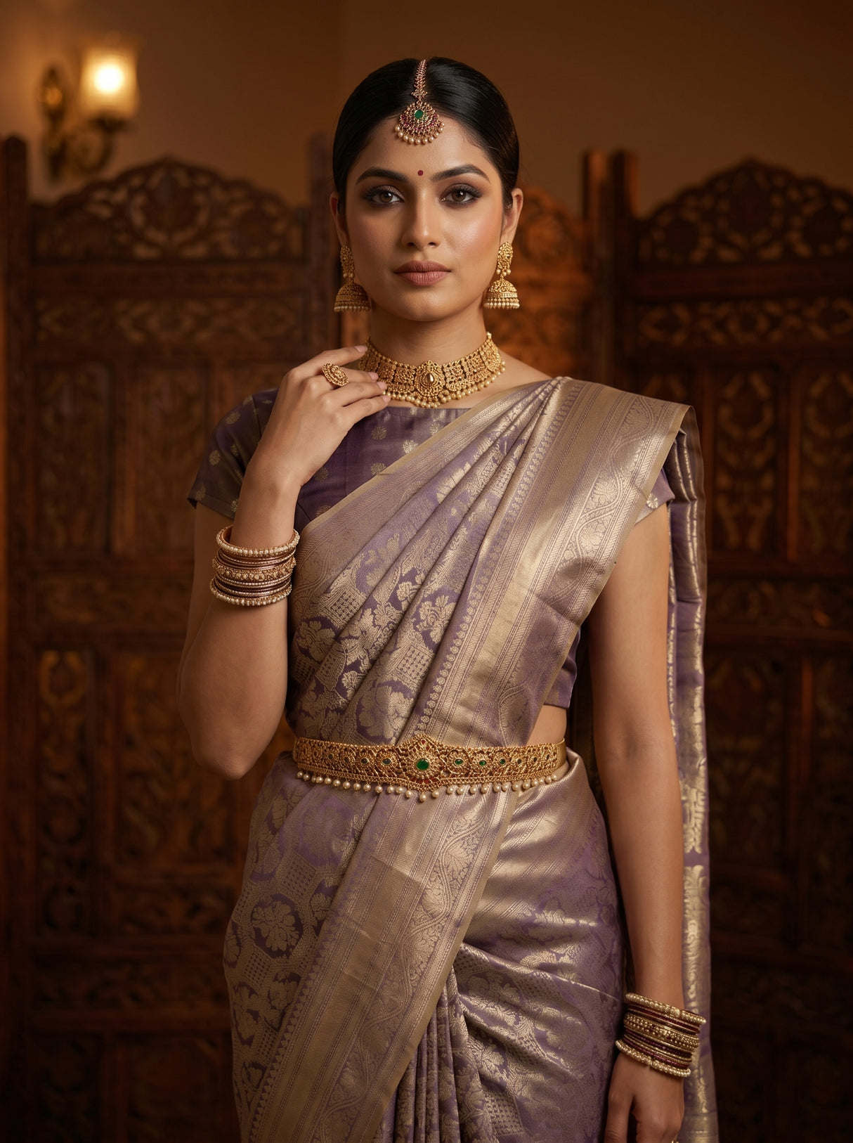 MIMOSA Saree Saree — pose 10 styling detail