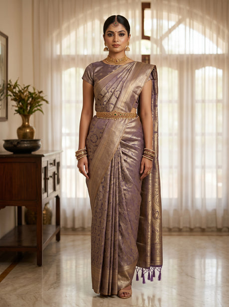 MIMOSA Saree Saree — front view on mannequin