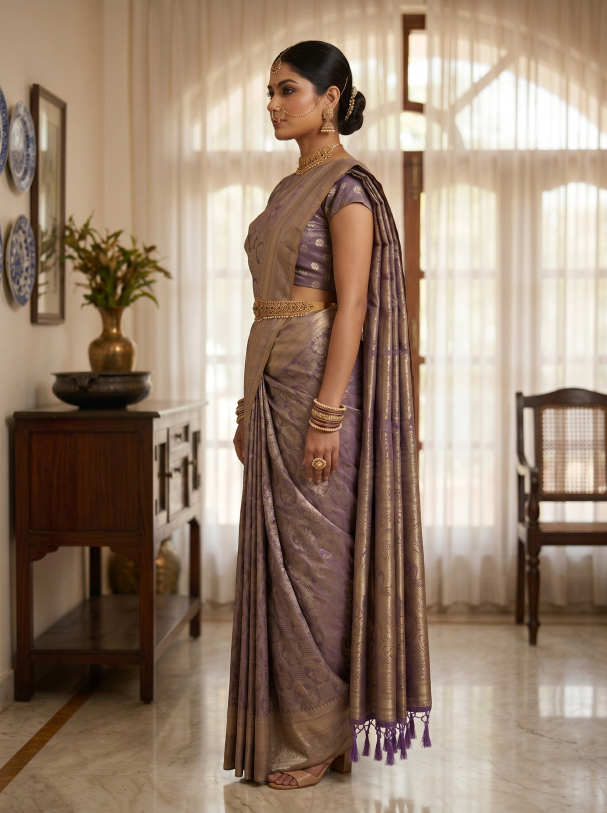 MIMOSA Saree Saree — pose 3 styling detail