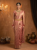 Pink  Saree