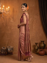 MIMOSA Pink Saree Saree — pose 3 styling detail