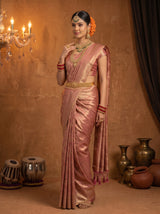 MIMOSA Pink Saree Saree — pose 5 styling detail