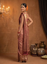 MIMOSA Pink Saree Saree — pose 7 styling detail