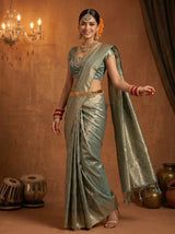 MIMOSA Sapphire Saree Saree — pose 9 styling detail