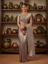 MIMOSA Violet Saree Saree — pose 10 styling detail