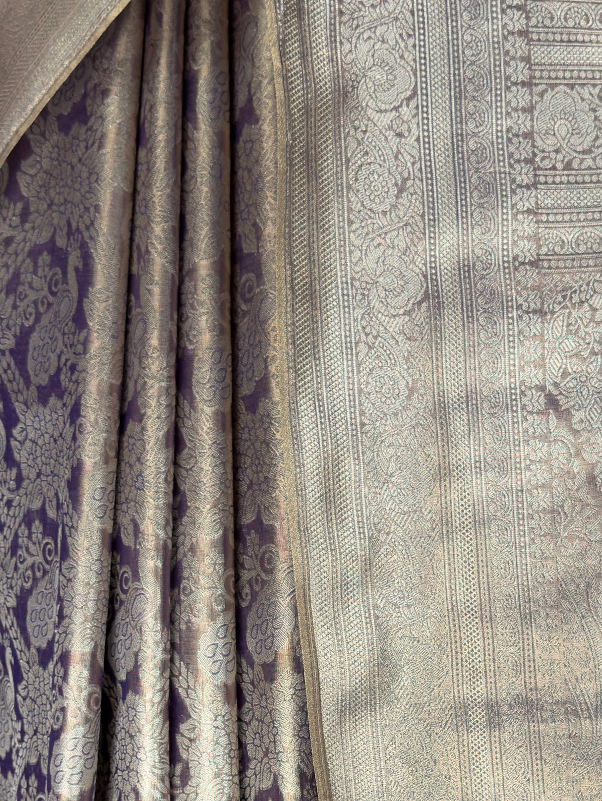 MIMOSA Violet Saree Saree — fleets shot full lifestyle