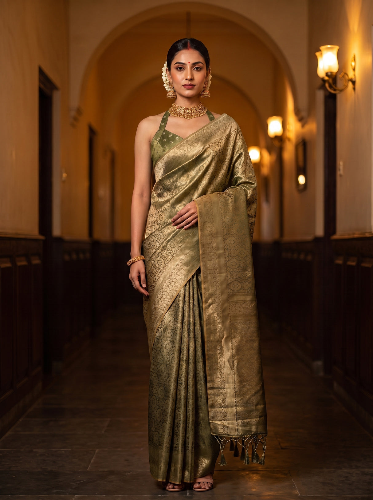 MIMOSA Saree Saree — pose 4 styling detail