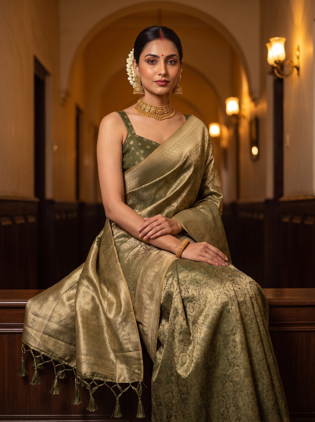 MIMOSA Saree Saree — pose 8 styling detail