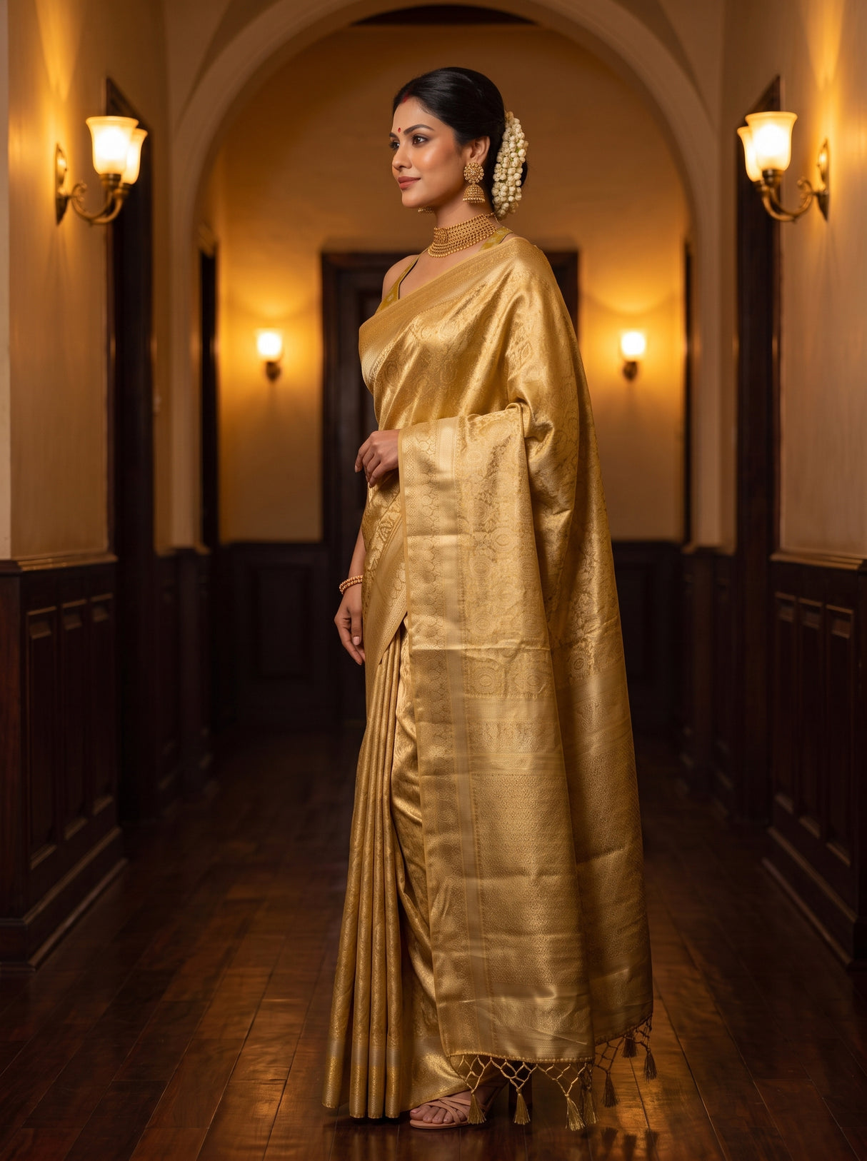 MIMOSA Saree Saree — pose 3 styling detail