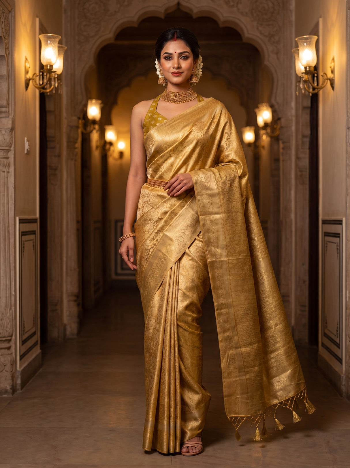 MIMOSA Saree Saree — pose 6 styling detail