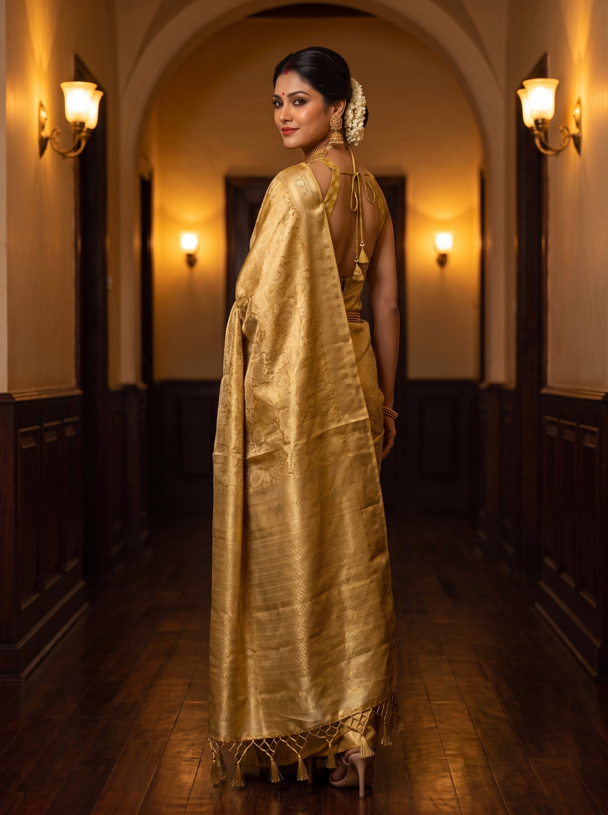 MIMOSA Saree Saree — pose 7 styling detail