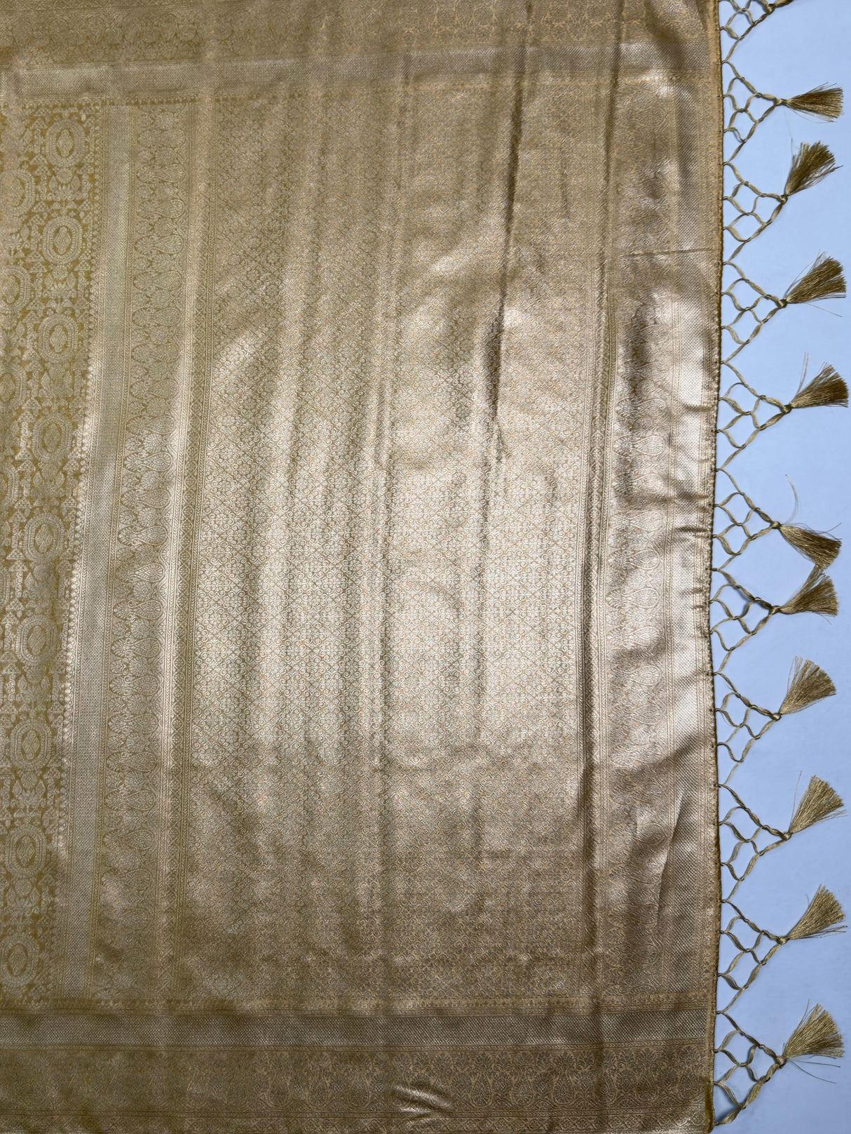 MIMOSA Saree Saree — pallu and zari work detail