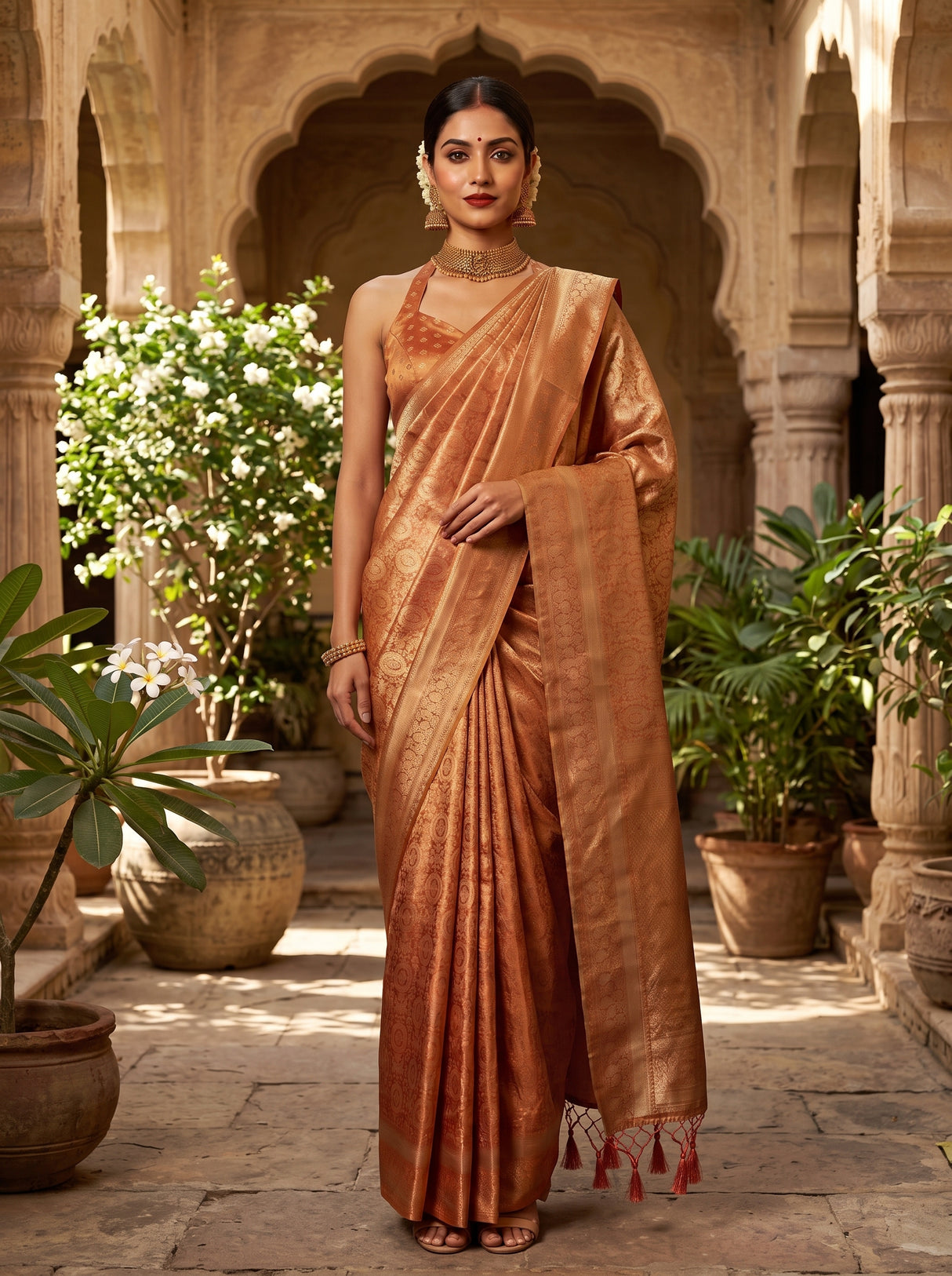 MIMOSA Saree Saree — pose 4 styling detail