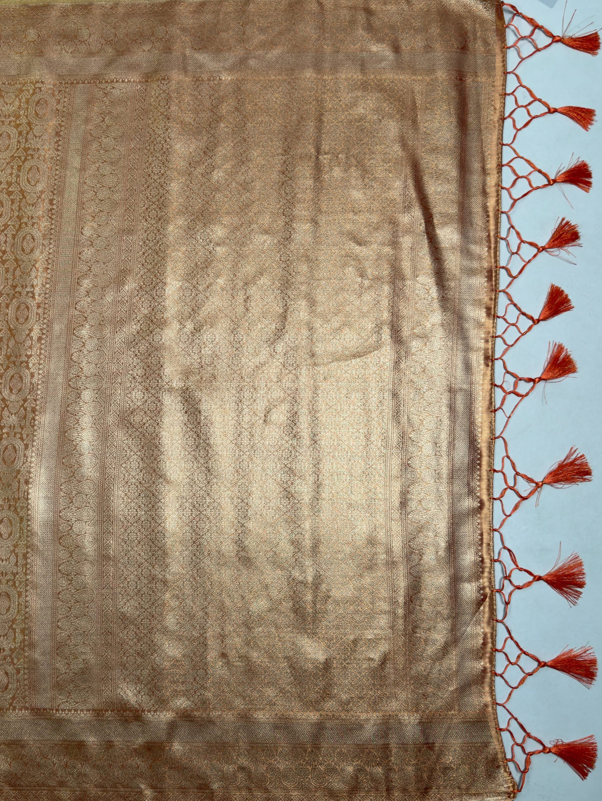 MIMOSA Saree Saree — pallu and zari work detail