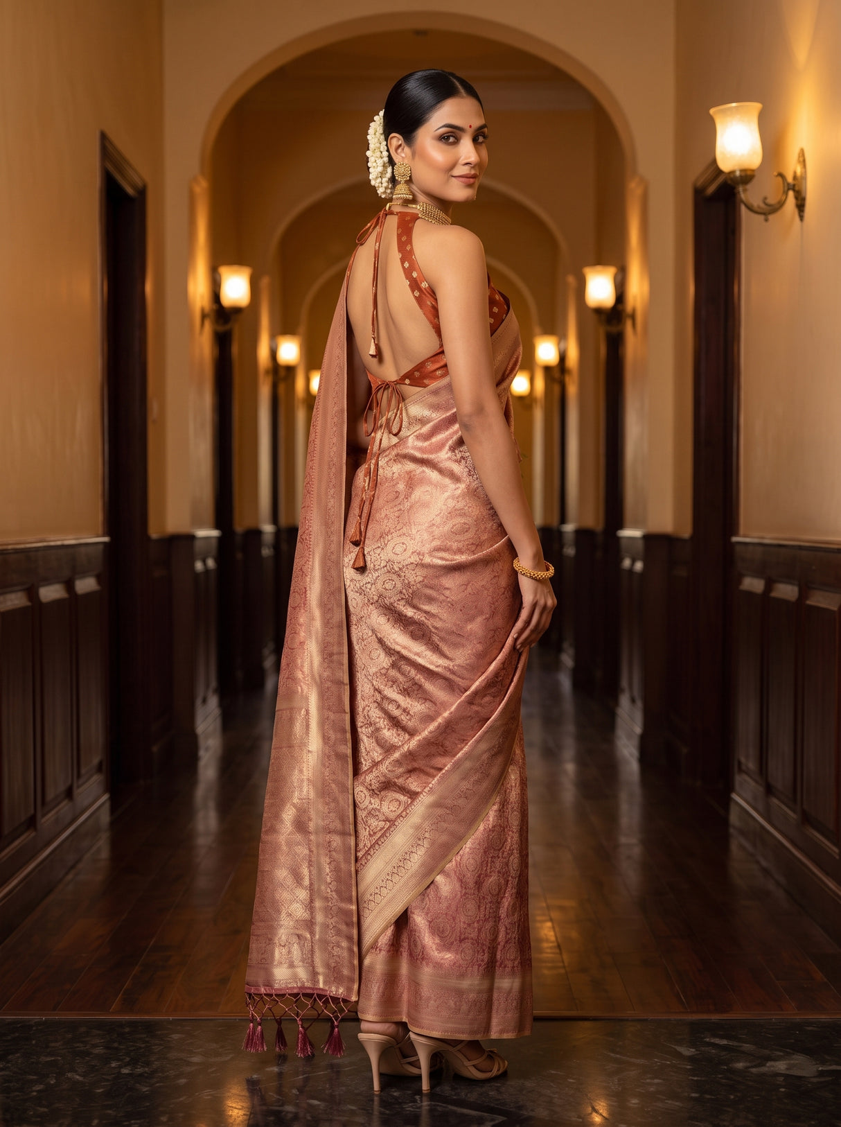 MIMOSA Saree Saree — pose 5 styling detail