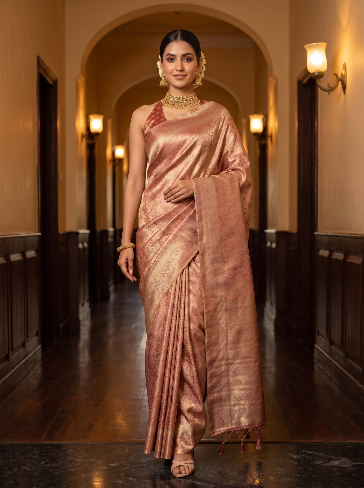 MIMOSA Saree Saree — pose 6 styling detail