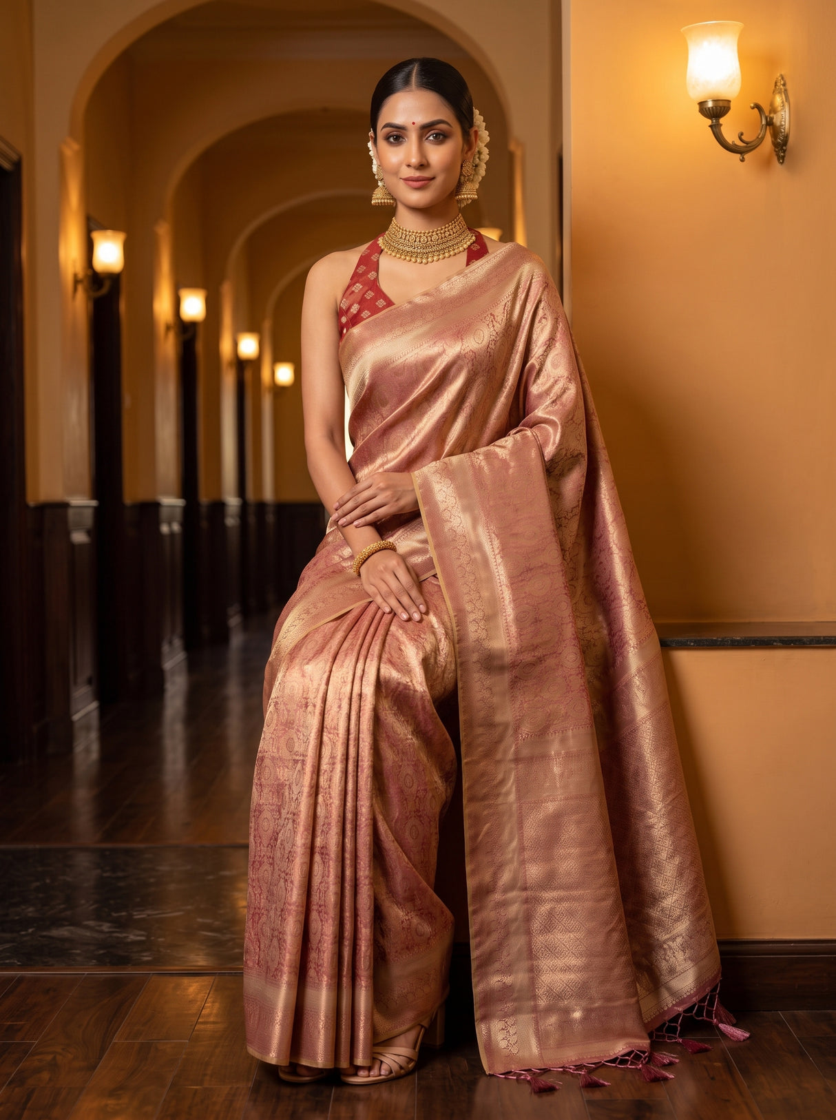 MIMOSA Saree Saree — pose 8 styling detail