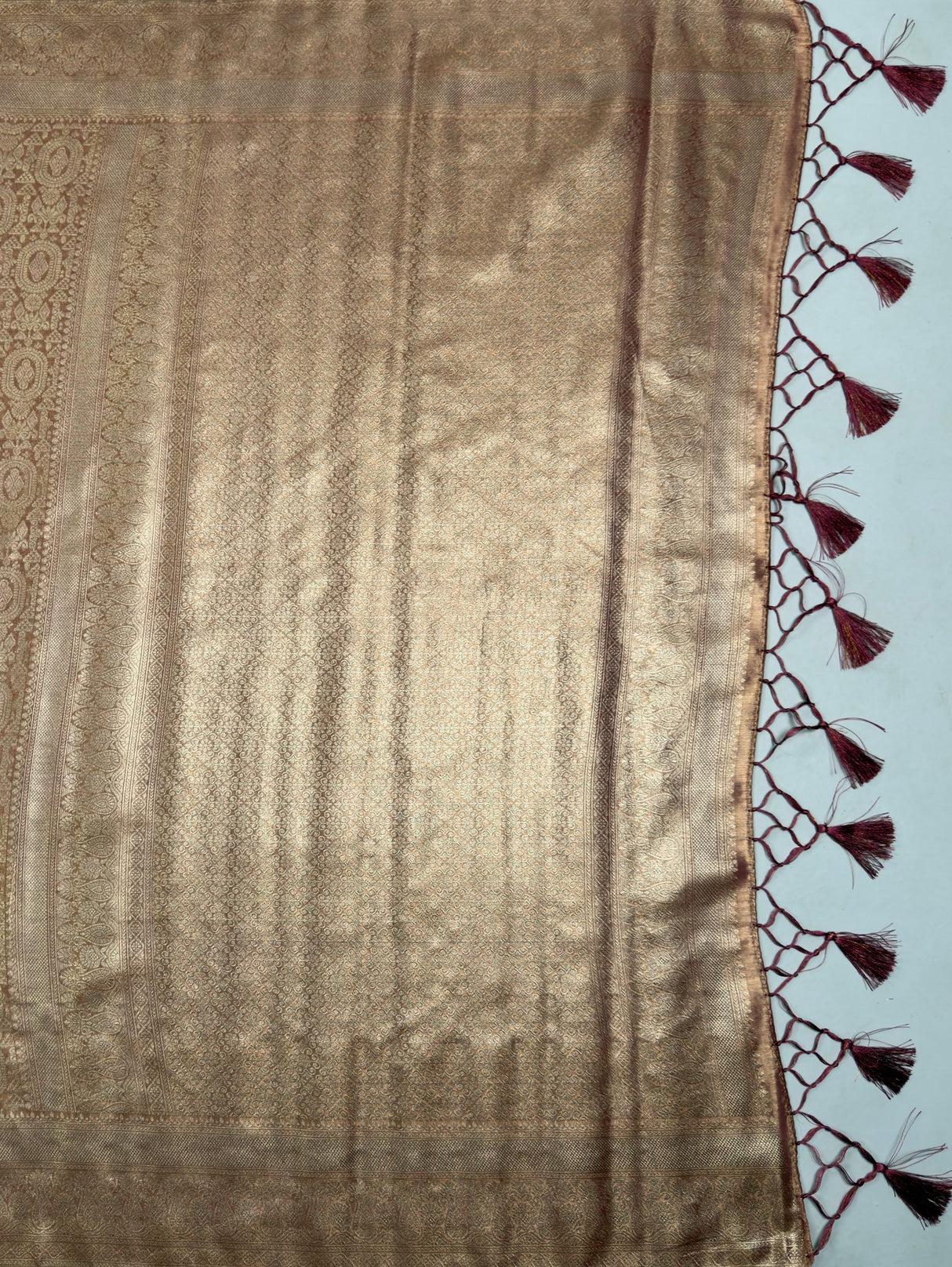 MIMOSA Saree Saree — pallu and zari work detail