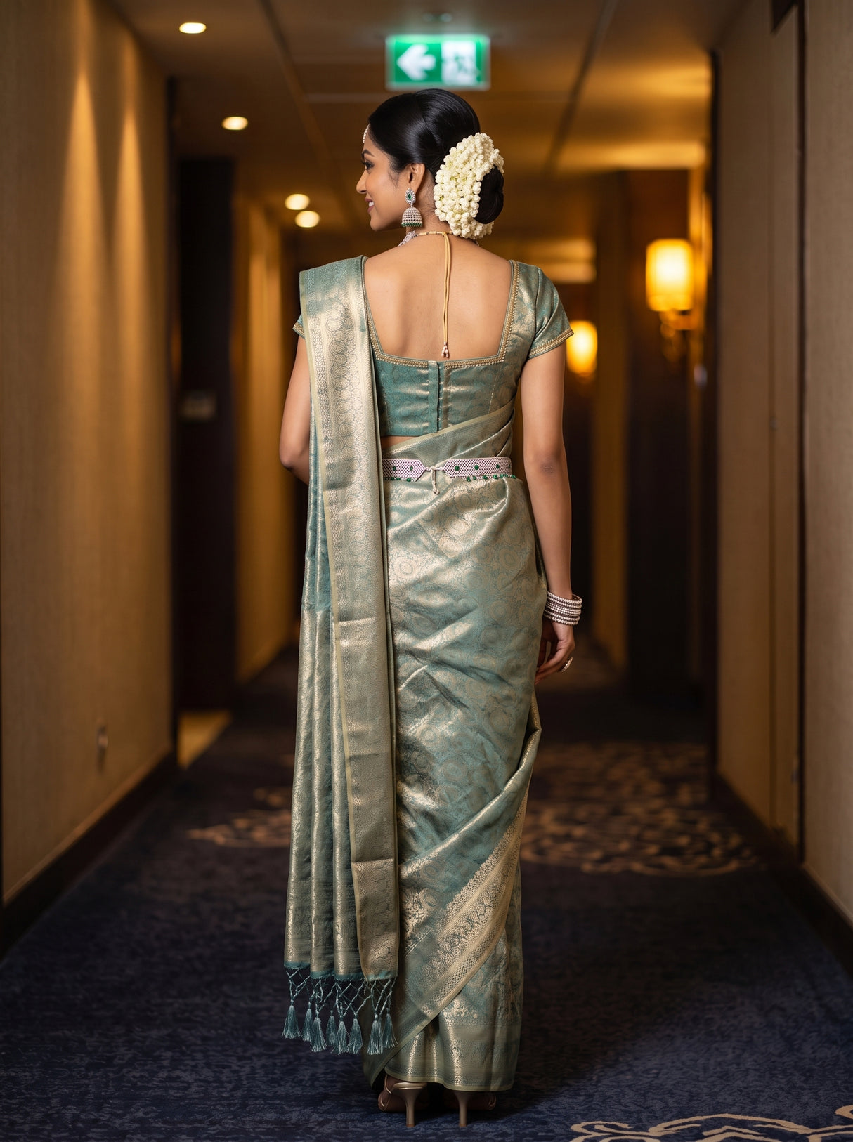 MIMOSA Saree Saree — pose 2 styling detail