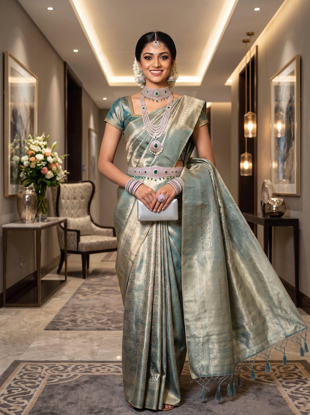 MIMOSA Saree Saree — pose 5 styling detail