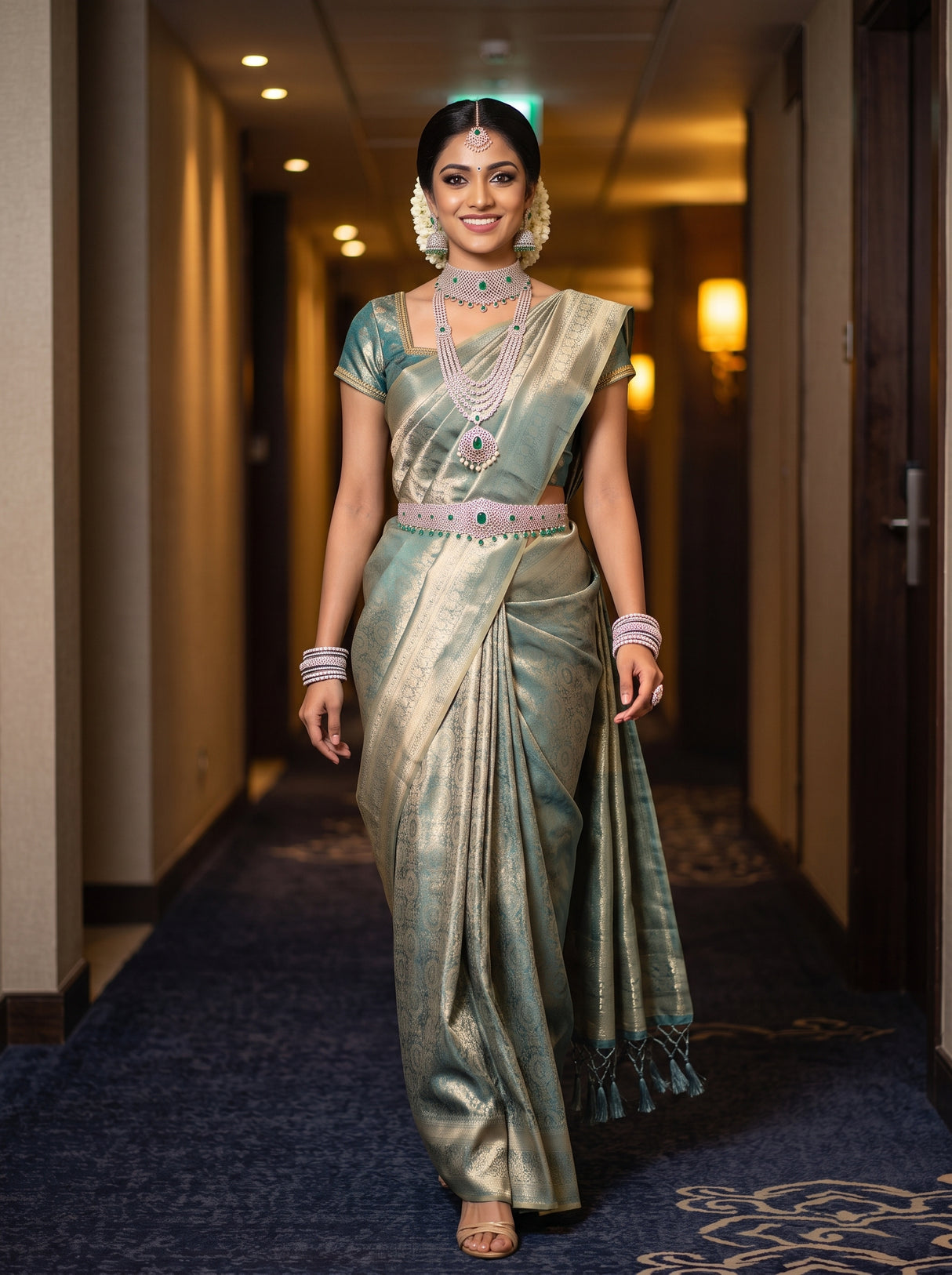 MIMOSA Saree Saree — pose 6 styling detail