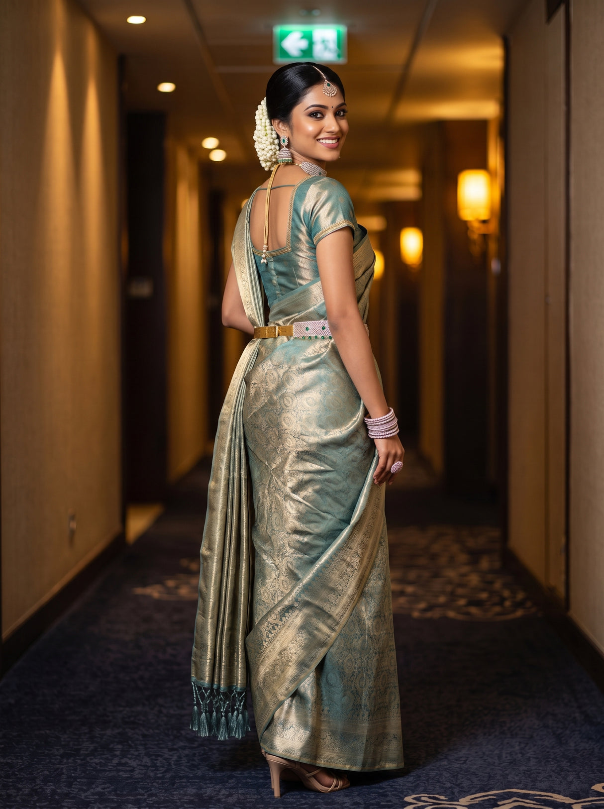 MIMOSA Saree Saree — pose 7 styling detail