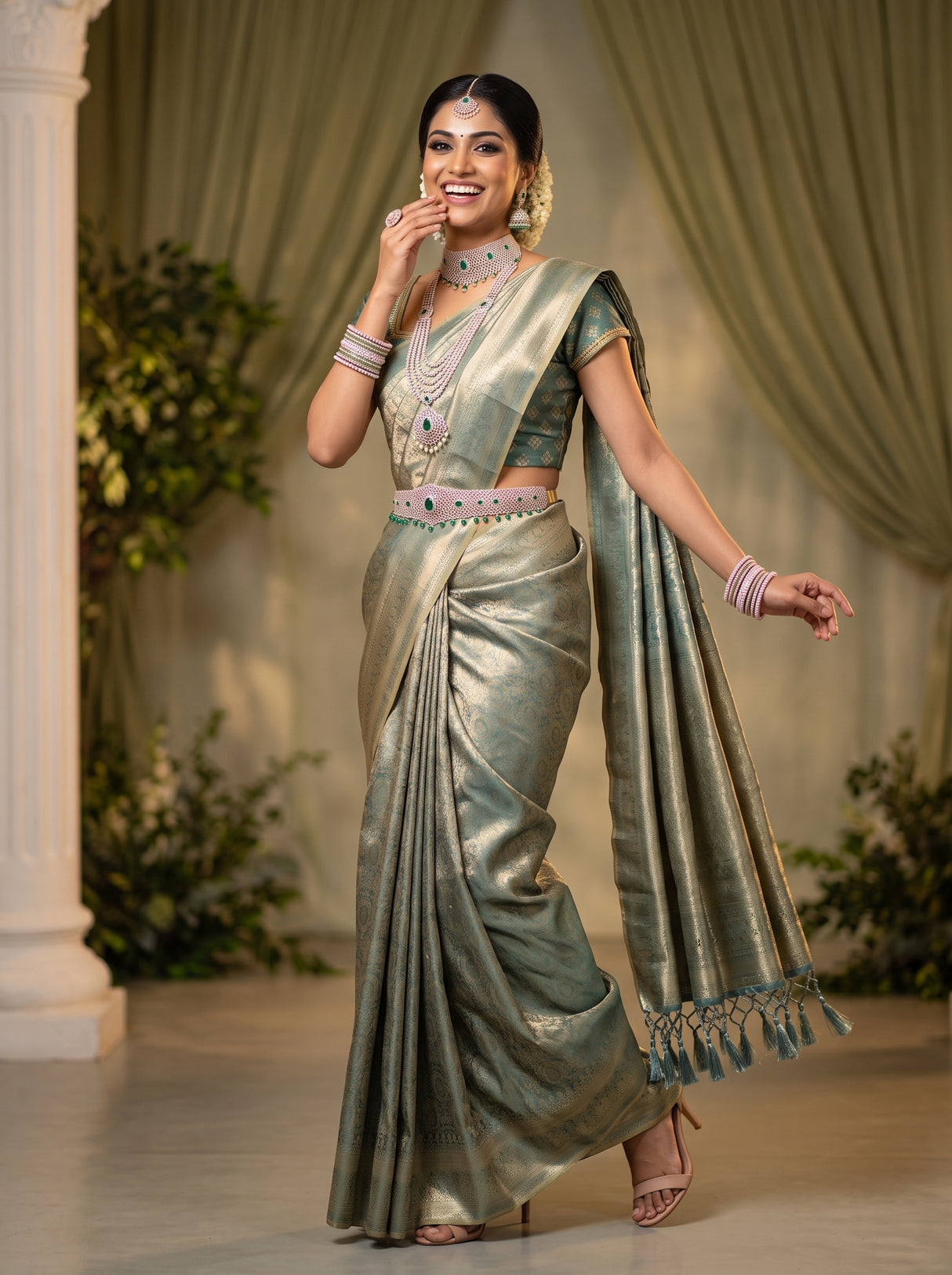 MIMOSA Saree Saree — pose 9 styling detail