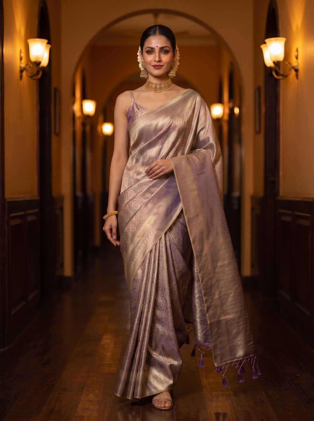 MIMOSA Saree Saree — pose 6 styling detail
