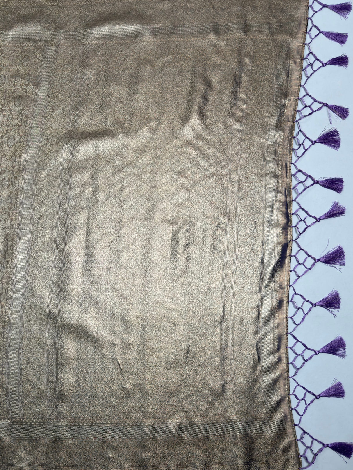 MIMOSA Saree Saree — pallu and zari work detail