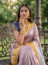 MIMOSA Maroon Saree Saree — pose 10 styling detail