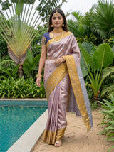 MIMOSA Maroon Saree Saree — pose 6 styling detail