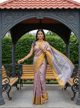 MIMOSA Maroon Saree Saree — pose 9 styling detail