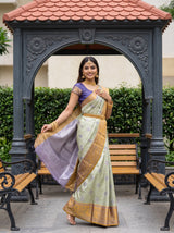 MIMOSA Olive Saree Saree — pose 9 styling detail