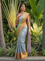 MIMOSA Sapphire Saree Saree — pose 5 styling detail