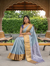 MIMOSA Sapphire Saree Saree — pose 8 styling detail