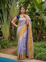 MIMOSA Violet Saree Saree — pose 4 styling detail