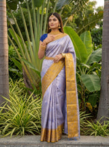 MIMOSA Violet Saree Saree — pose 5 styling detail