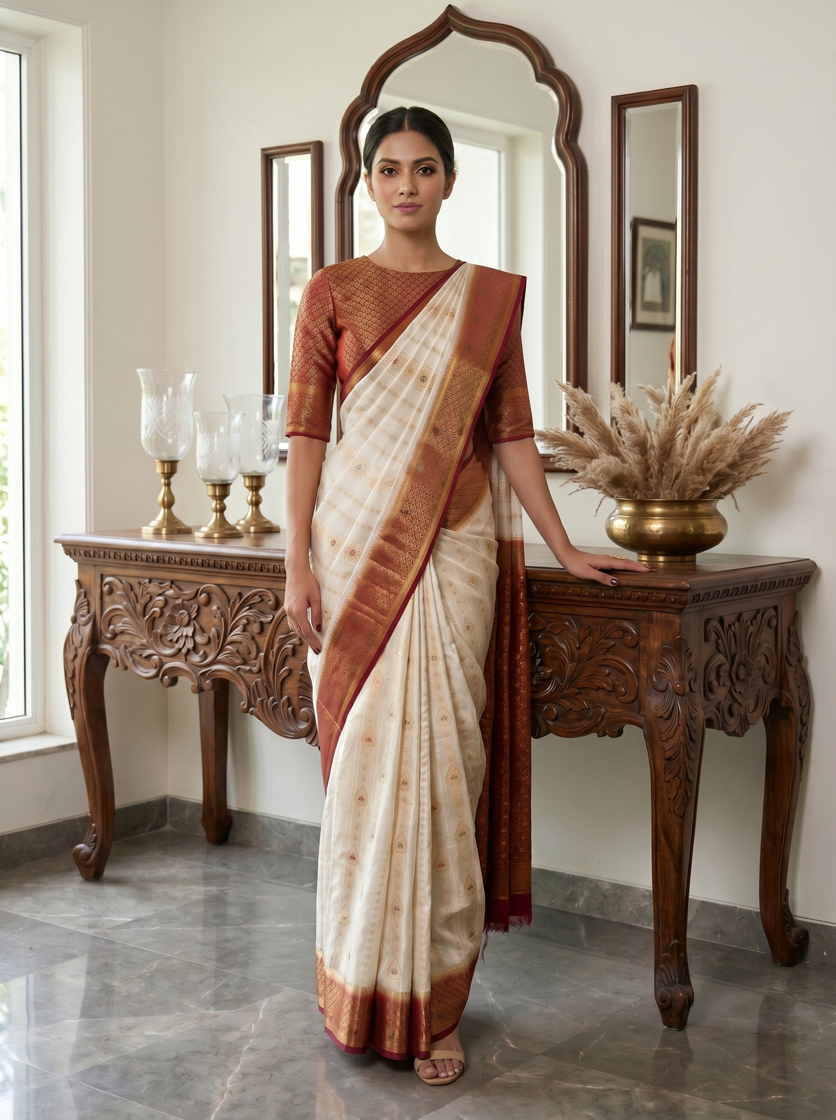 MIMOSA Saree Saree — pose 10 styling detail