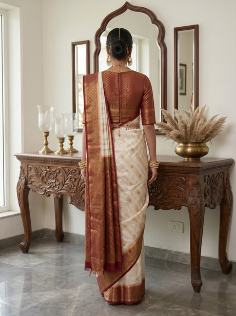 MIMOSA Saree Saree — pose 2 styling detail