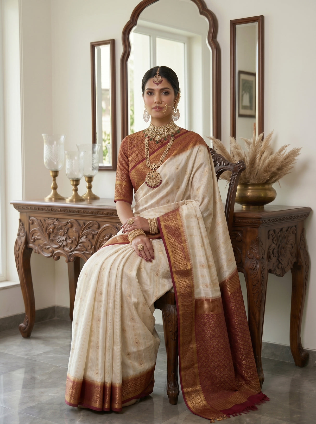 MIMOSA Saree Saree — pose 8 styling detail